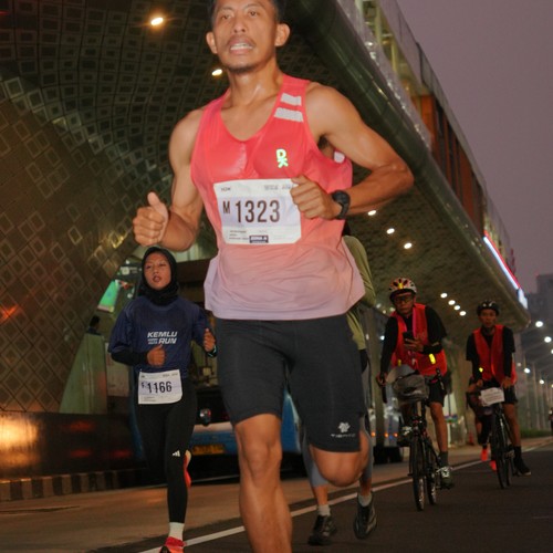 Race photo from KEMLU RUN 2026