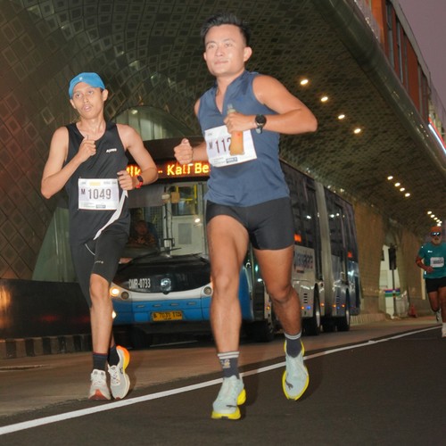 Race photo from KEMLU RUN 2026
