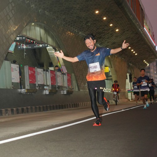 Race photo from KEMLU RUN 2026