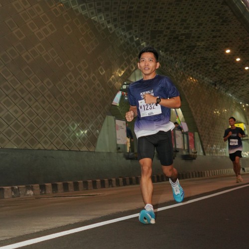 Race photo from KEMLU RUN 2026
