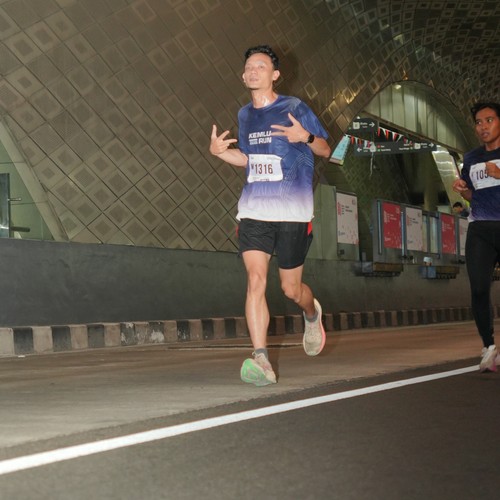 Race photo from KEMLU RUN 2026