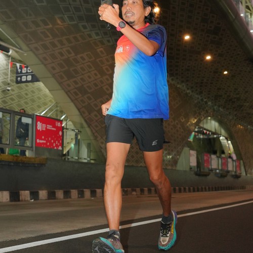 Race photo from KEMLU RUN 2026