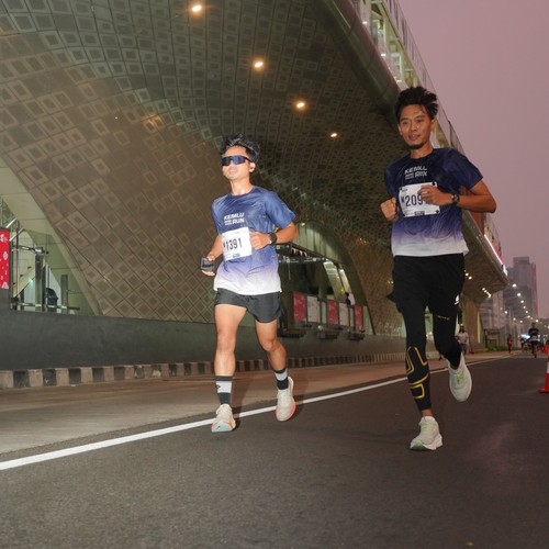 Race photo from KEMLU RUN 2026