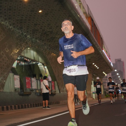 Race photo from KEMLU RUN 2026