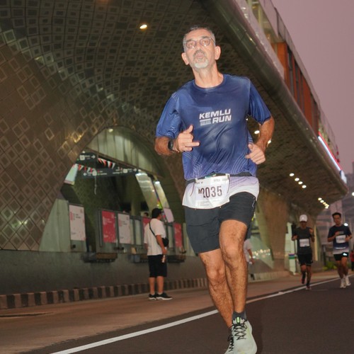 Race photo from KEMLU RUN 2026