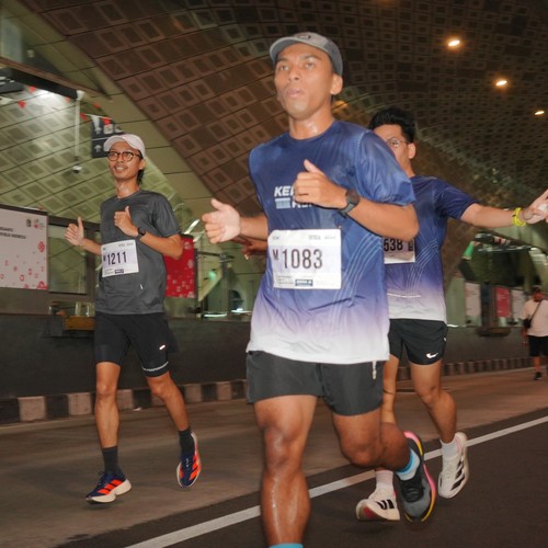 Race photo from KEMLU RUN 2026