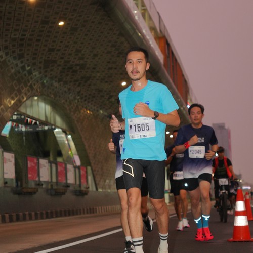 Race photo from KEMLU RUN 2026