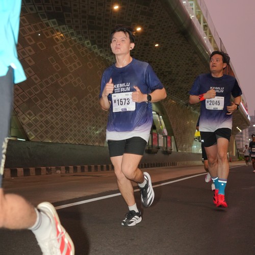Race photo from KEMLU RUN 2026