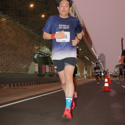 Race photo from KEMLU RUN 2026