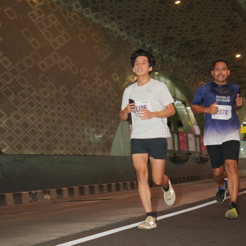 Race photo from KEMLU RUN 2026
