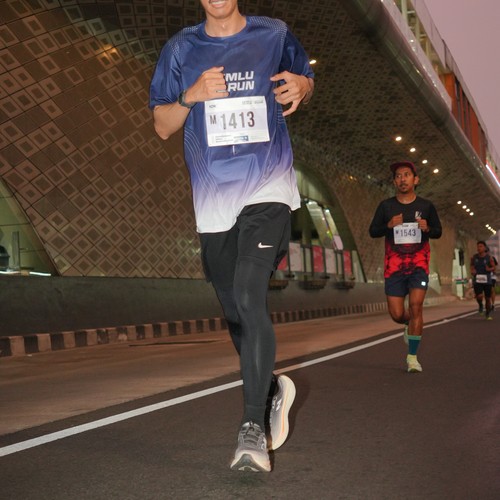 Race photo from KEMLU RUN 2026