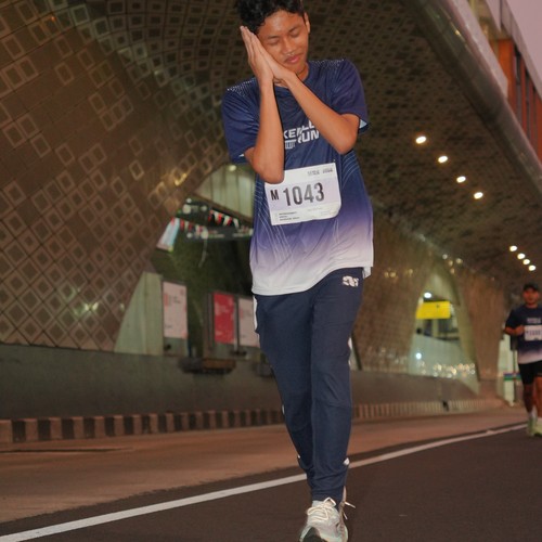 Race photo from KEMLU RUN 2026