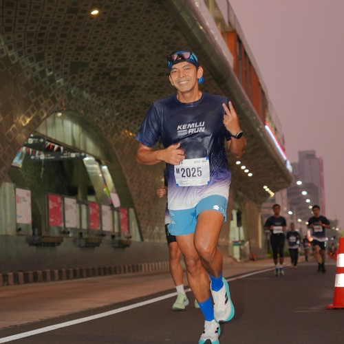 Race photo from KEMLU RUN 2026