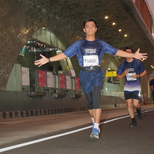 Race photo from KEMLU RUN 2026