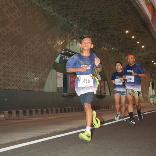 Race photo from KEMLU RUN 2026