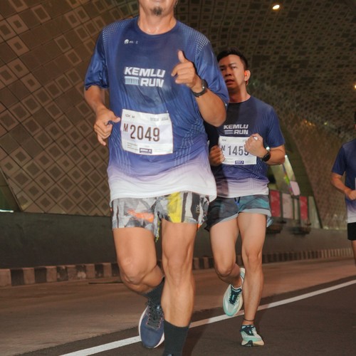 Race photo from KEMLU RUN 2026