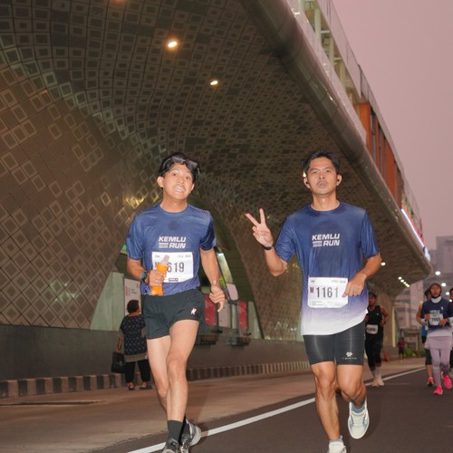 Race photo from KEMLU RUN 2026