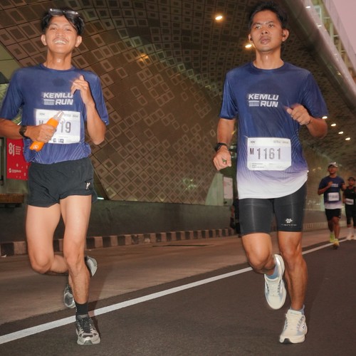 Race photo from KEMLU RUN 2026