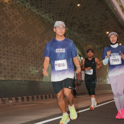 Race photo from KEMLU RUN 2026
