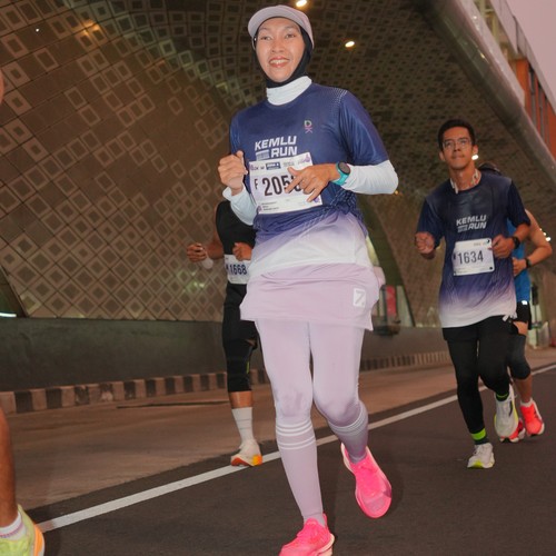 Race photo from KEMLU RUN 2026