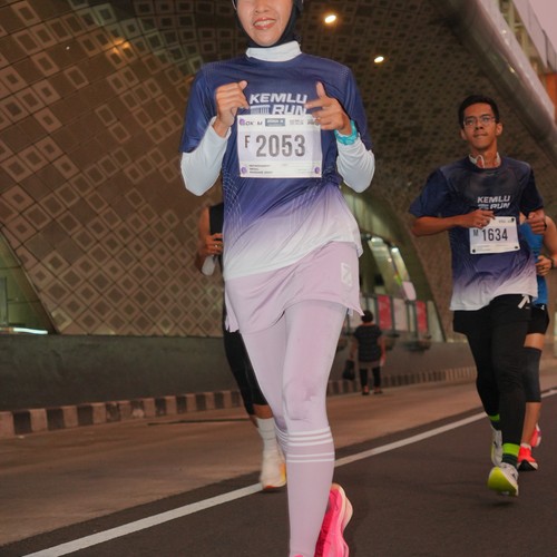 Race photo from KEMLU RUN 2026