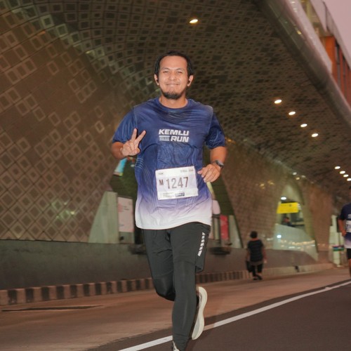 Race photo from KEMLU RUN 2026
