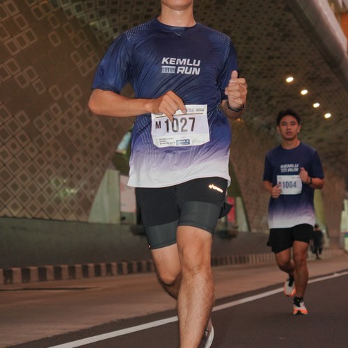 Race photo from KEMLU RUN 2026