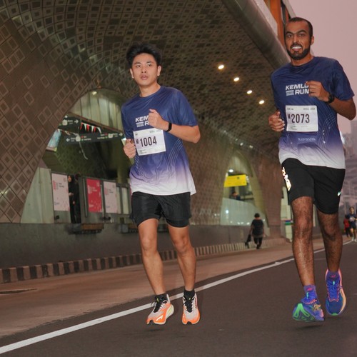 Race photo from KEMLU RUN 2026