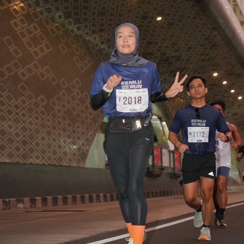 Race photo from KEMLU RUN 2026