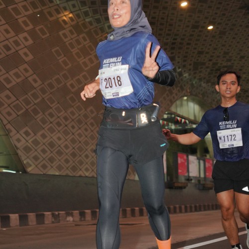 Race photo from KEMLU RUN 2026