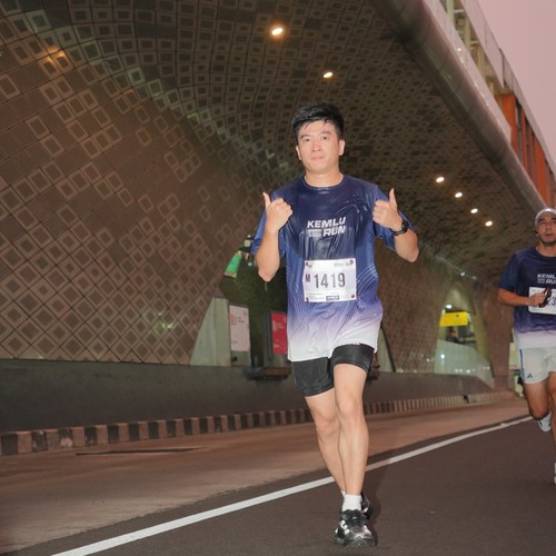 Race photo from KEMLU RUN 2026