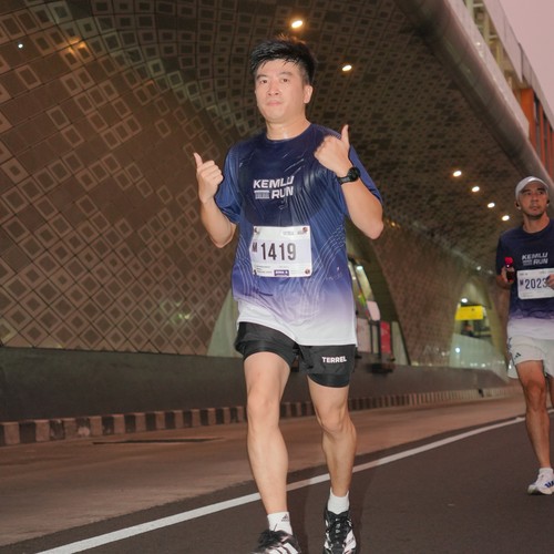 Race photo from KEMLU RUN 2026