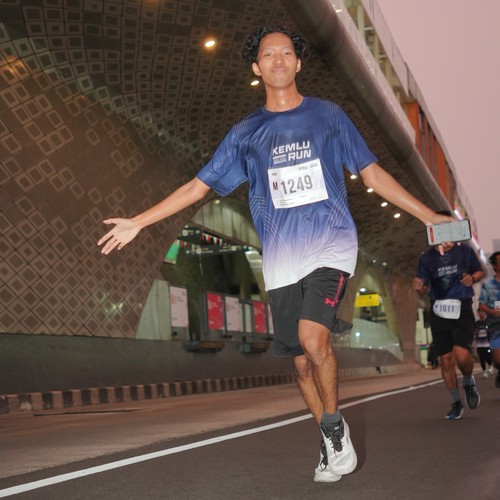 Race photo from KEMLU RUN 2026