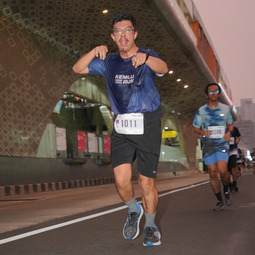Race photo from KEMLU RUN 2026