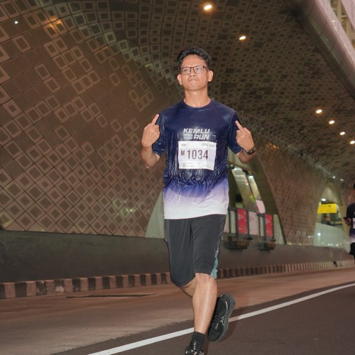 Race photo from KEMLU RUN 2026