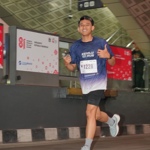 Race photo from KEMLU RUN 2026