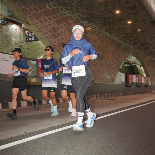 Race photo from KEMLU RUN 2026