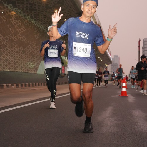 Race photo from KEMLU RUN 2026