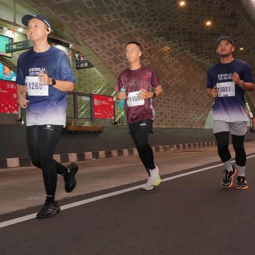 Race photo from KEMLU RUN 2026