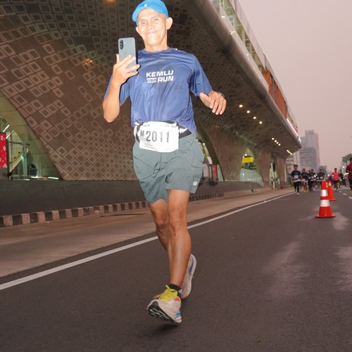 Race photo from KEMLU RUN 2026
