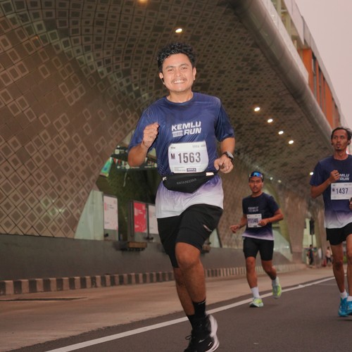 Race photo from KEMLU RUN 2026