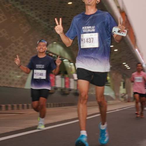 Race photo from KEMLU RUN 2026