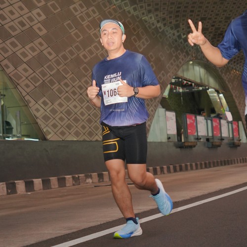 Race photo from KEMLU RUN 2026