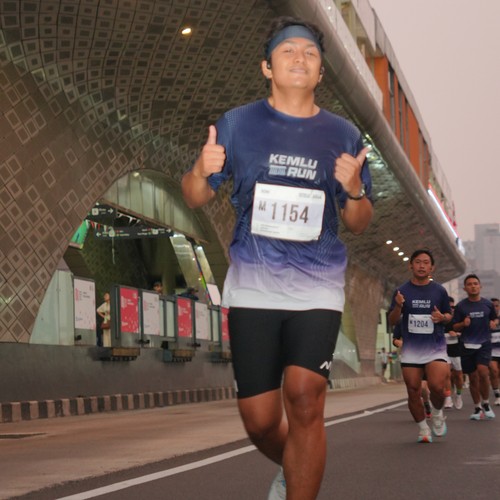 Race photo from KEMLU RUN 2026