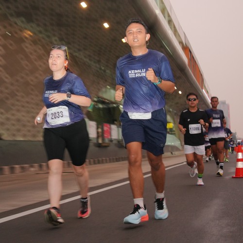 Race photo from KEMLU RUN 2026