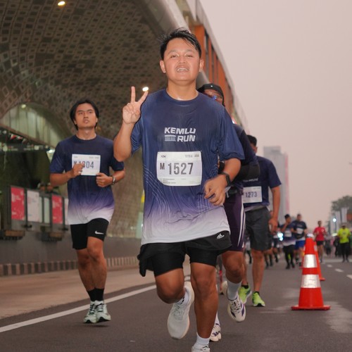 Race photo from KEMLU RUN 2026
