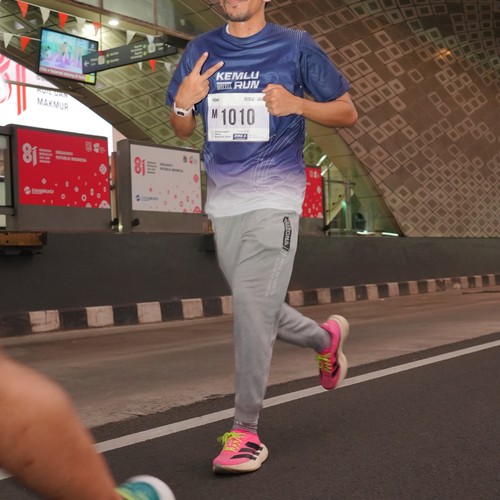 Race photo from KEMLU RUN 2026