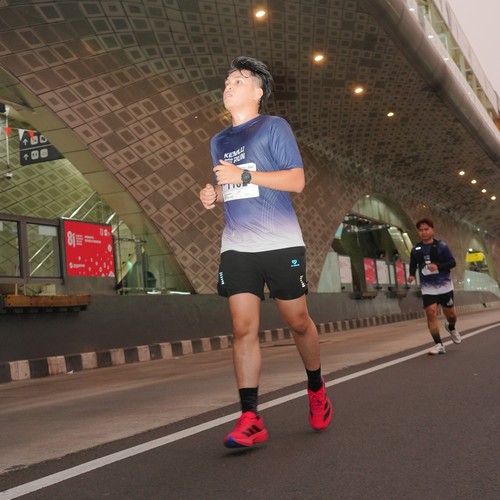 Race photo from KEMLU RUN 2026