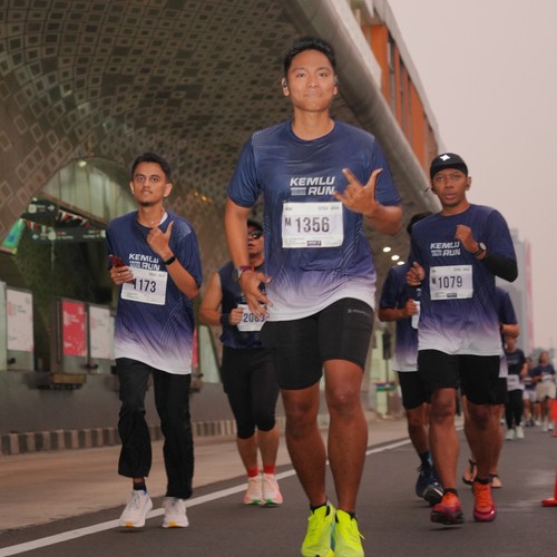 Race photo from KEMLU RUN 2026