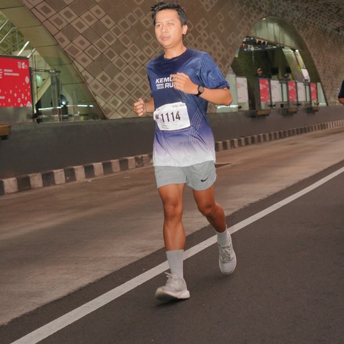 Race photo from KEMLU RUN 2026